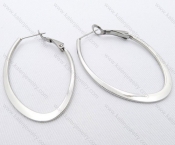 Wholesale Stainless Steel Line Earrings - KJE050656