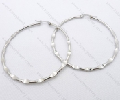 Wholesale Stainless Steel Line Earrings - KJE050665