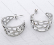 Wholesale Stainless Steel Line Earrings - KJE050670