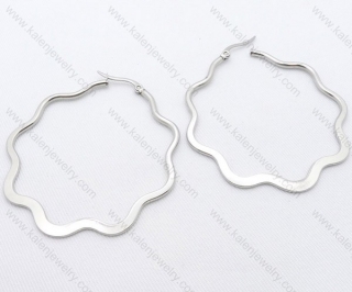 Wholesale Stainless Steel Line Earrings - KJE050678