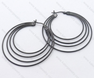 Wholesale Stainless Steel Line Earrings - KJE050689