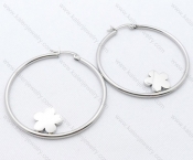Wholesale Stainless Steel Line Earrings - KJE050692