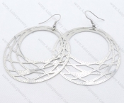 Wholesale Stainless Steel Line Earrings - KJE050693