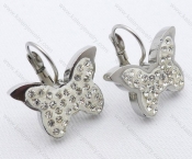 Wholesale Stainless Steel Line Earrings - KJE050698