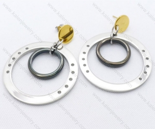 Wholesale Stainless Steel Line Earrings - KJE050709