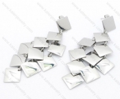 Wholesale Stainless Steel Line Earrings - KJE050717