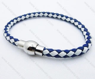 Stainless Steel Leather Bracelets - KJB030003