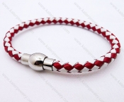 Stainless Steel Leather Bracelets - KJB030007