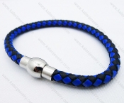 Stainless Steel Leather Bracelets - KJB030012