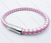Stainless Steel Leather Bracelets - KJB030016