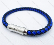 Stainless Steel Leather Bracelets - KJB030019