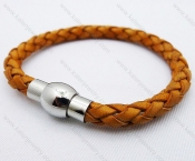 Stainless Steel Leather Bracelets - KJB030036