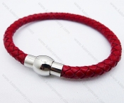 Stainless Steel Leather Bracelets - KJB030038
