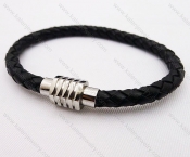 Stainless Steel Leather Bracelets - KJB030049