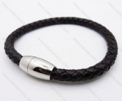 Stainless Steel Leather Bracelets - KJB030055