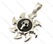 Stainless Steel Skull Pendant - KJP010054