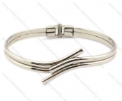65 × 54 mm Fashion Stainless Steel Bangle For Women - KJB100010