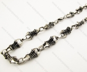 Stainless Steel Casting Eagle Claw Necklace - KJN170011