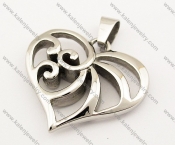 Stainless Steel Heart Pendant - KJP051042