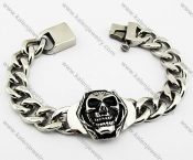 Stainless Steel Casting Heavy Metal Skull Bracelets - KJB170021