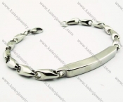 220 × 6mm Cheap Stainless Steel Casting Bracelets - KJB150018