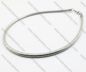 0.52cm Stainless Steel Necklace - KJN200055