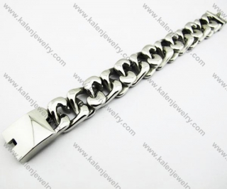 Big & Heavy 316L Stainless Steel Bracelet For Men - KJB200065