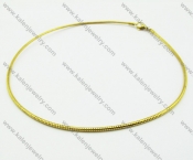 Stainless Steel Small Cable Chain - KJN200064