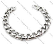 Stainless Steel Biker Bracelet For Men - KJB200050