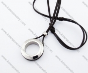 Tan Leather Necklaces - KJN050010