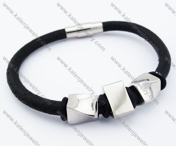 http://www.kalenjewelry.com/Stainless-Steel-Leather-Bracelets-KJB050215-p6655.html