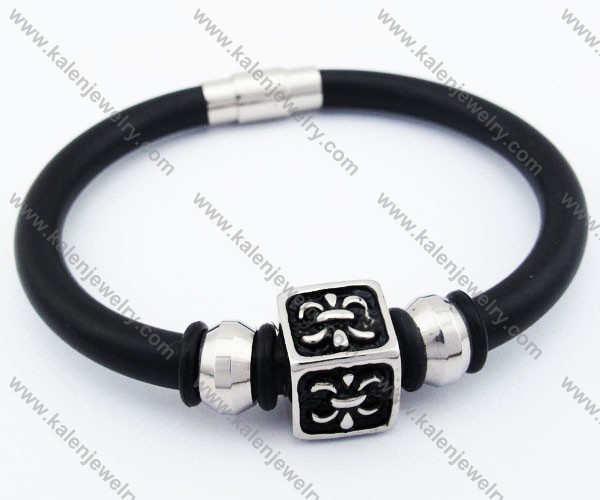 Stainless Steel Leather Bracelets - KJB050221