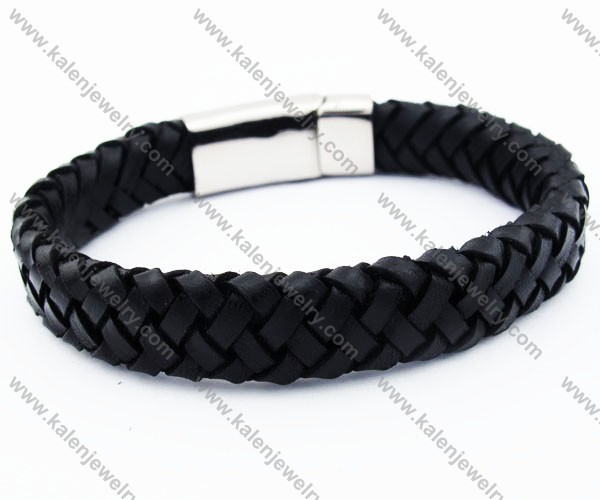 Stainless Steel Leather Bracelets - KJB050237