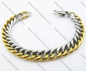 Stainless Steel Gold Plating Bracelets - KJB100032