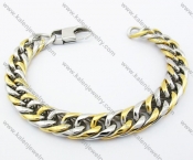 Stainless Steel Gold Plating Bracelets - KJB100033