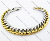 Stainless Steel Gold Plating Bracelets - KJB100034