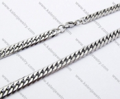 560×6mm Stainless Steel Necklace - KJN100030