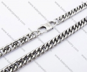 600×10mm Stainless Steel Necklace - KJN100031