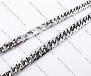 600×10mm Stainless Steel Necklace - KJN100032