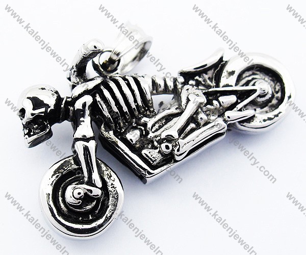 Stainless Steel Ghost Rider Pendant