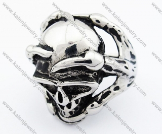 Stainless Steel Talon Skull Ring - KJR300004