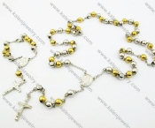 316L Stainless Steel Rosaries Jewelry Sets - KJS100002