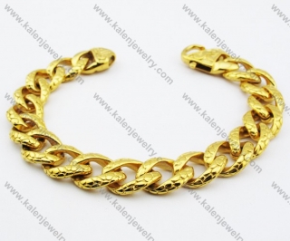 Stainless Steel Gold Plating Bracelet - KJB200104