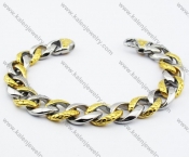 Stainless Steel Gold Plating  Bracelet - KJB200105