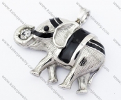 Stainless Steel Elephant Pendant - KJP090404