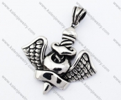 Stainless Steel Angel Wings Pendant - KJP090405