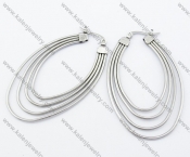 Stainless Steel Line Earrings - KJE050783