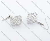 Stainless Steel Line Earrings - KJE050812