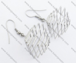 Stainless Steel Line Earrings - KJE050813