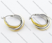 Stainless Steel Line Earrings - KJE050822